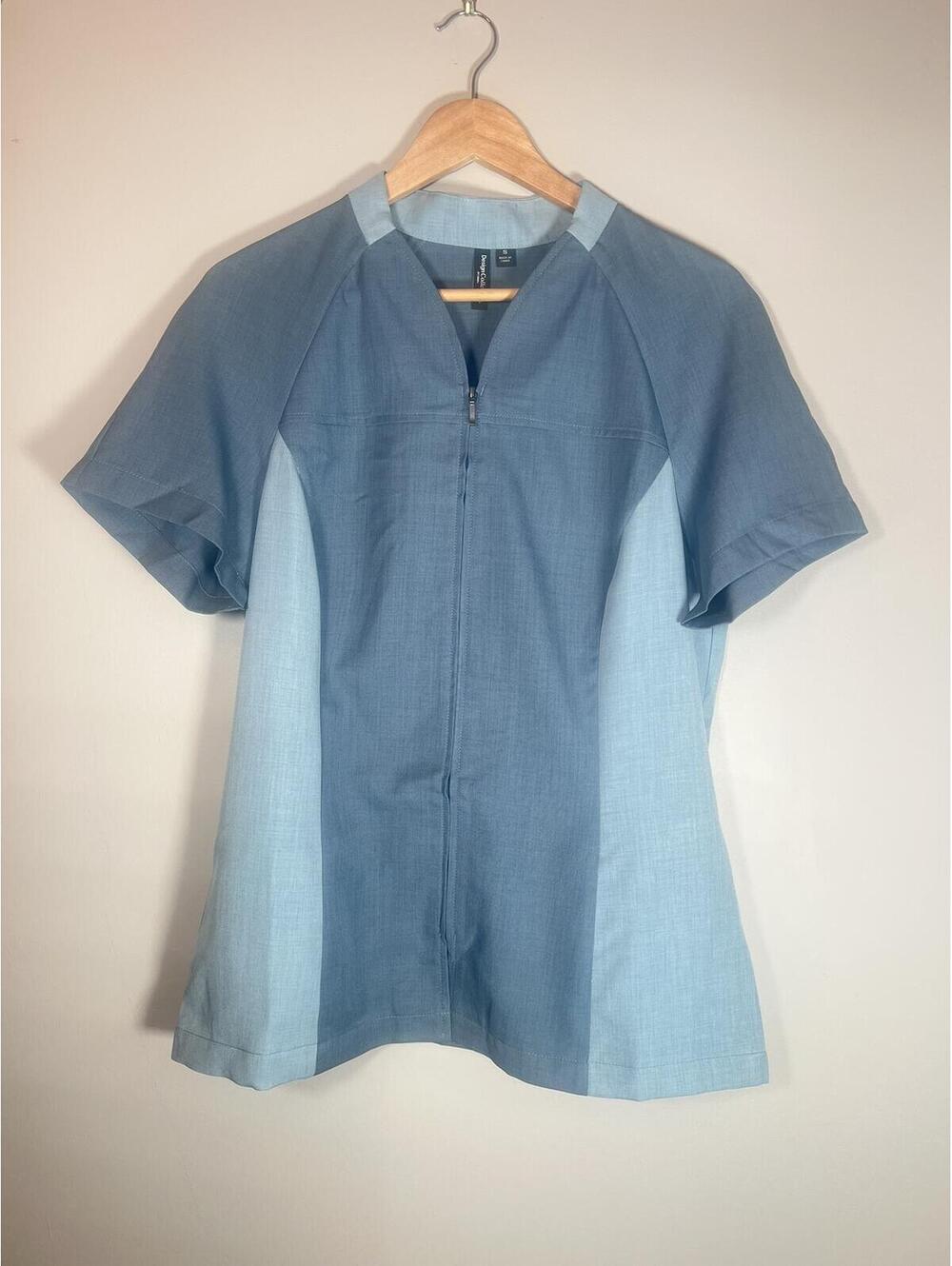 Cintas Design Collective Zip Up Work Tunic Women's Size Small New